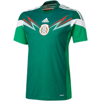 メキシコ代表 2014 ホーム 半袖オーセンティックユニフォーム