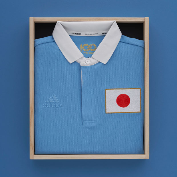 サッカー日本代表 100周年アニバーサリー オーセンティック ユニフォーム 半袖 パッケージ付き