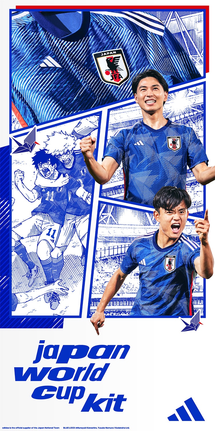 【直筆サイン入り】adidas サッカー　日本代表 ユニフォーム