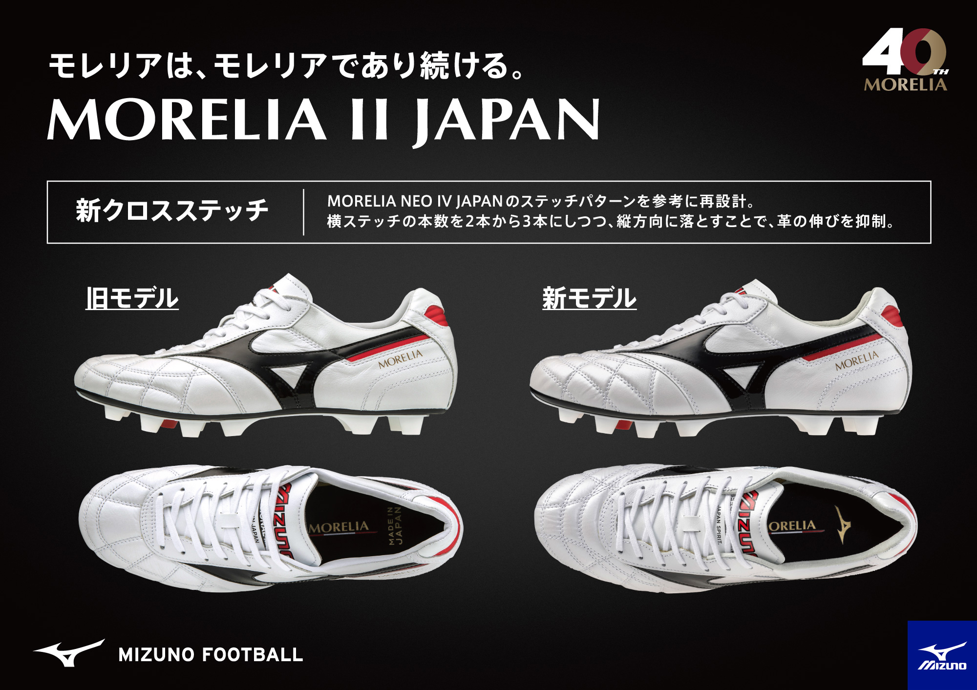 Mizuno モレリアプロ2 MIZUNO MORELIA Ⅱ PRO / ミズノ モレリア2 プロ | NESHIRO F