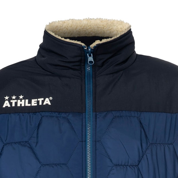 ATHLETA ATHLETA（アスレタ） リバーシブル中綿ボアジャケット