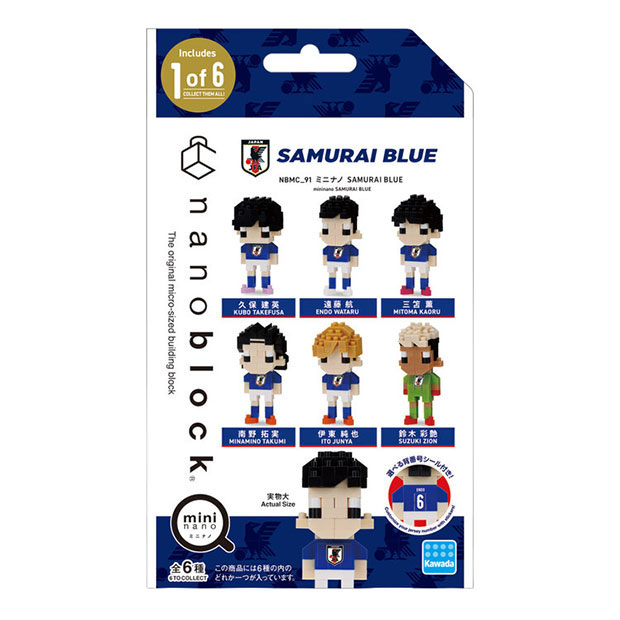 サッカー日本代表 ナノブロック ミニナノ SAMURAI BLUE

nmbc-91
