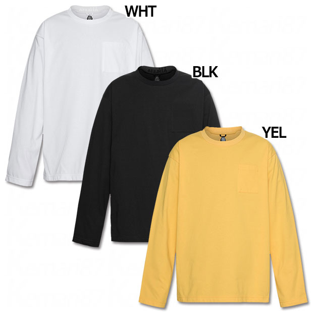 ポケ付きワイド長袖Tシャツ

09006
