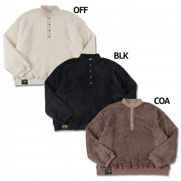 FLEECE HENLEY NECK フリーストップ

1433001048
