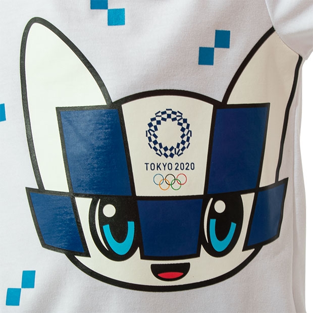 Kemari87 Kishispo ジュニア Kids 半袖tシャツ 東京オリンピックマスコット 34a352 100 ホワイト Kemari87 Kishispo ジュニア Kids 半袖tシャツ 東京オリンピックマスコット 34a352 100 ホワイト