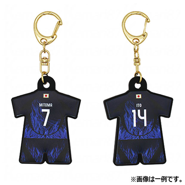サッカー日本代表 プレーヤーズユニ型ラバーキーホルダー 2024 SAMURAI BLUE

24jfa-015-1
