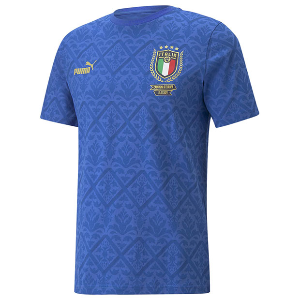 Kemari87 KISHISPO / イタリア代表 FIGC グラフィック WINNER 半袖T