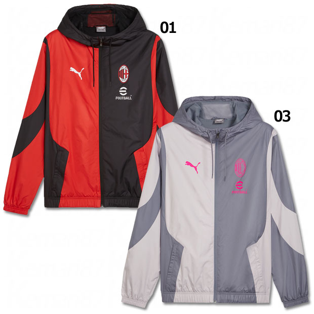 PUMA ACミラン 撥水ジャケット XL（プーマ サッカー フットサル