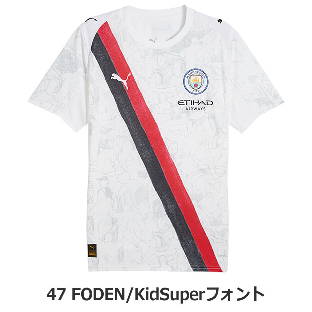 マンチェスターシティ × KIDSUPER 半袖レプリカユニフォーム
47.フィル・フォーデン(KidSuperフォント)
781068-07-k47-f
