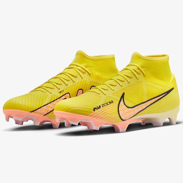 Amazon | [ナイキ] メンズ サッカースパイク マーキュリアル スーパーフライ 9 アカデミー 28cm HG ハイカット サッカーシューズ  ハードグラウンド用 土・人工芝対応 ピンク DJ5626-601 国内正規品 | NIKE(ナイキ) | サッカー