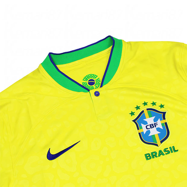 Kemari87 KISHISPO / ブラジル代表 2022 ホーム 半袖レプリカ 