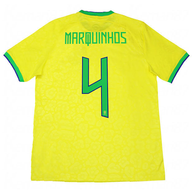 ブラジル代表 2022 ホーム 半袖レプリカユニフォーム
4.マルキーニョス
dn0680-741-4-m