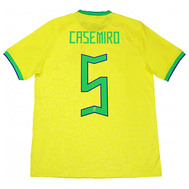 ブラジル代表 2022 ホーム 半袖レプリカユニフォーム
5.カゼミーロ
dn0680-741-5-c
