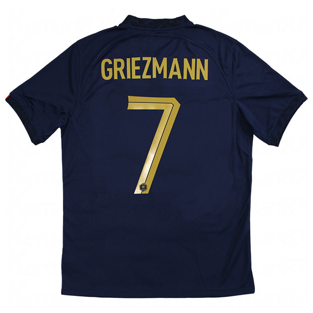 フランス代表 2022 ホーム 半袖レプリカユニフォーム
7.グリーズマン
dn0690-410-7-g
