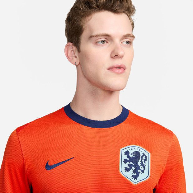 NIKE オランダ代表 2024 ユニフォーム ホーム 半袖 レプリカ #14.ラインデルス FJ4276 819【14R】 代表・クラブユニフォーム  -サッカーショップ【SWS】