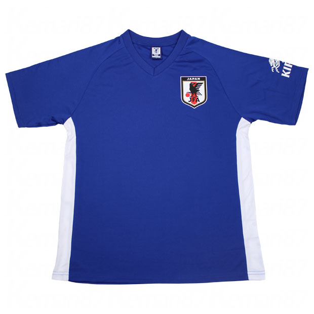  JFA 支給　実使用　KIRIN ウエア Kemari87 KISHISPO / サッカー日本代表×KIRIN プレーヤーズ半袖Tシャツ