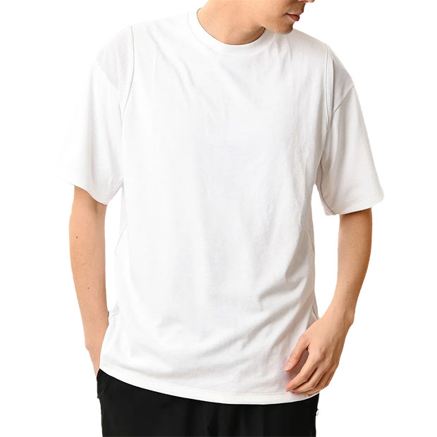 MET24 アクティブ アクティブ 半袖Tシャツ ホワイト