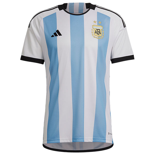 アルゼンチン代表 2022 ホーム 半袖レプリカユニフォーム スリムフィット