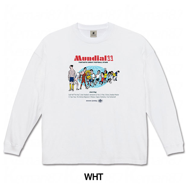 Mundial11+B ビックシルエット長袖Tシャツ

sj22k44
