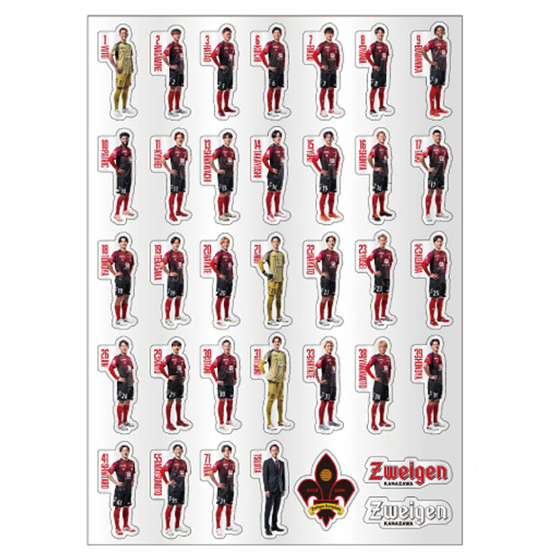 ツエーゲン金沢 貼って剥がせる! 2026 プレーヤーズステッカー

zk-26-stk-2
