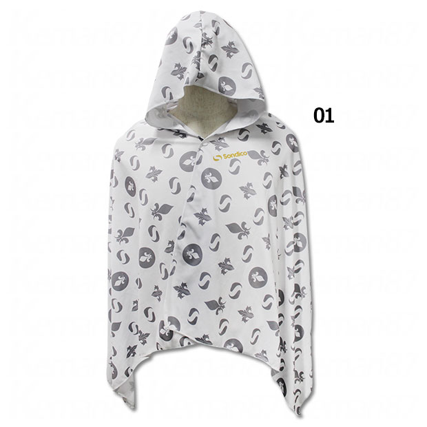 冷感UVモノグラムポンチョ【Sondico】