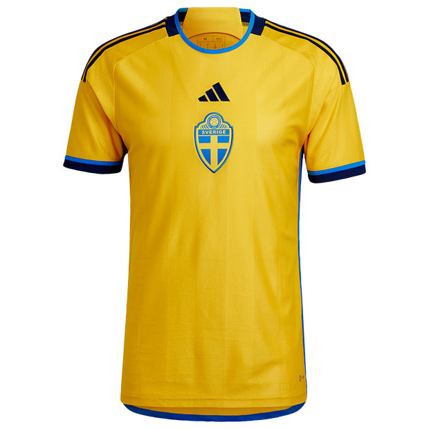 スウェーデン代表 2022 ホーム 半袖レプリカユニフォーム