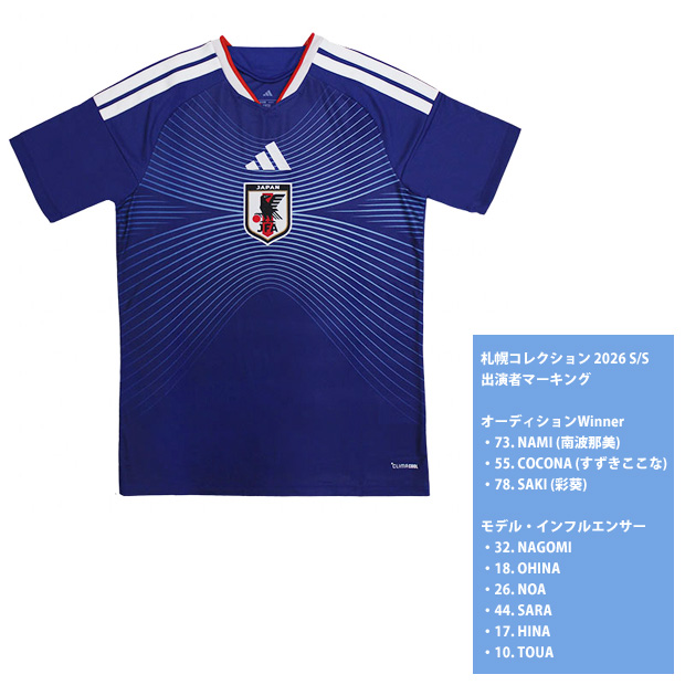 アディダス サッカー日本代表 2026 ホーム レプリカ ユニフォーム 半袖