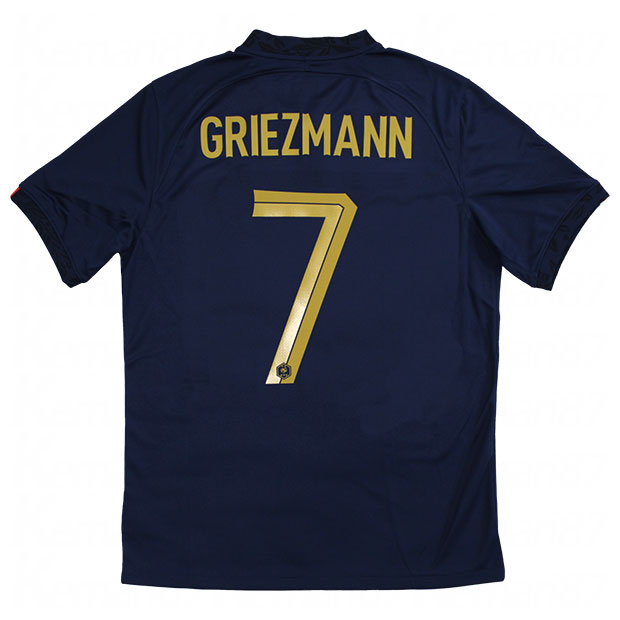 フランス代表 GRIEZMANN ユニフォーム Kemari87 KISHISPO / フランス代表 2022 ホーム 半袖レプリカ