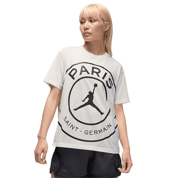 レディース パリサンジェルマン クレスト GFX 半袖Tシャツ　セイル