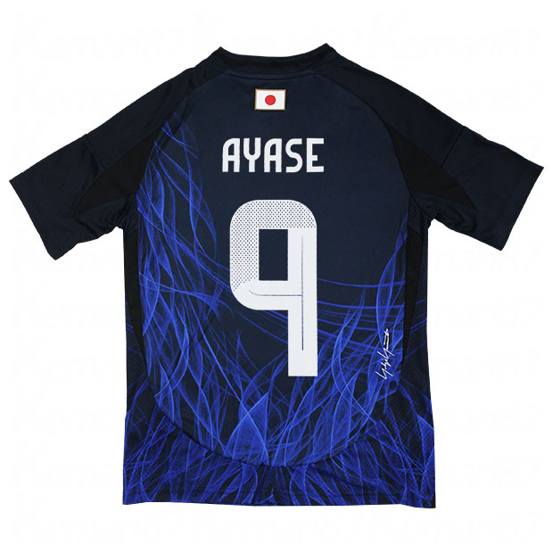 【新品 未使用】サッカー日本代表　ユニフォーム　上田綺世 日本代表 Kemari87 KISHISPO / キッズ アディダス サッカー日本代表 2024 ホーム
