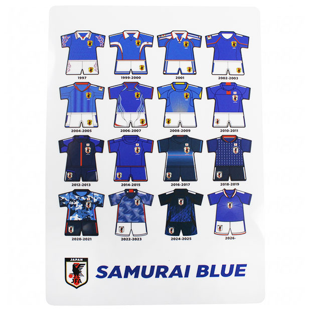 Kemari87 KISHISPO / サッカー日本代表 下敷き jo-831