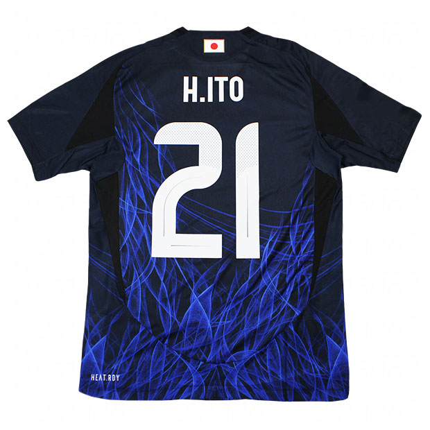 サッカー日本代表 伊藤洋輝 直筆サイン入りユニフォーム XL  Kemari87 KISHISPO / アディダス サッカー日本代表 2024 ホーム