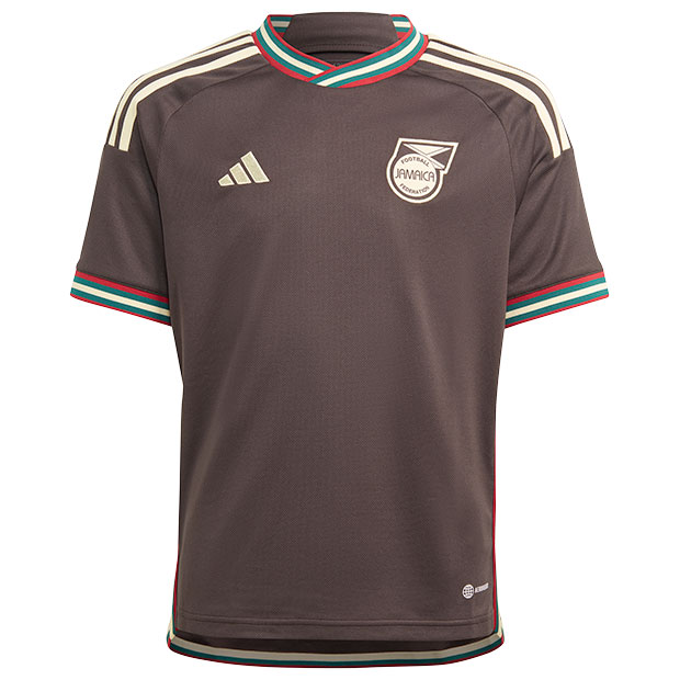 ウェールズボナー　 ジャマイカ　サッカーt Kemari87 KISHISPO / ジュニア ジャマイカ代表 2023 アウェイ 半袖