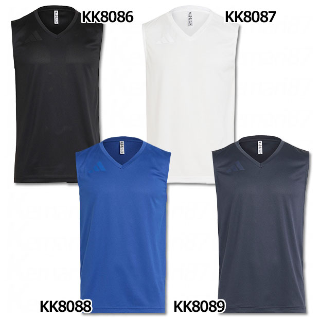 スリーブレスVネックインナートップ【adidas】